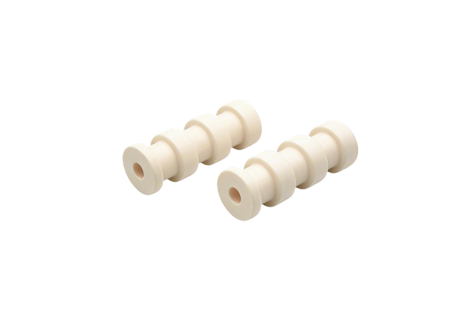 Advanced ceramic components precision machined from alumina, zirconia, and silicon carbide