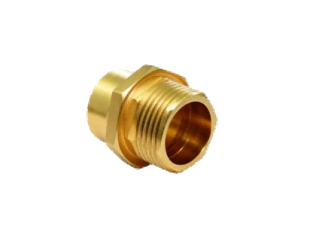 Brass precision fitting with heat treating for enhanced strength and durability