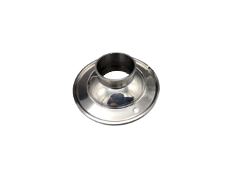 Stainless steel precision part with mirror polishing and high-gloss reflective finish
