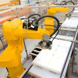 CNC machined robotic arms and structural frames for robotics and automation systems