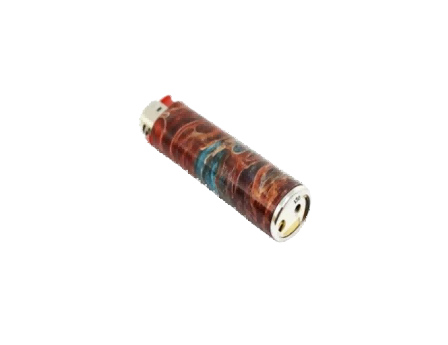 Custom painted precision component with spray painting and baking varnish surface treatment